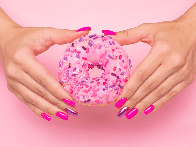 Glazed Donut Nails