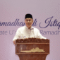 Kepala BPOM RI Taruna Ikrar berceramah tentang manfaat sujud bagi kesehatan otak. (Foto: BPOM RI)