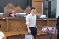 Dokter Oky Pratama hadir sebagai saksi dalam sidang Nikita Mirzani Kamis, (31/7/2025). (Foto: Danu Baharuddin)