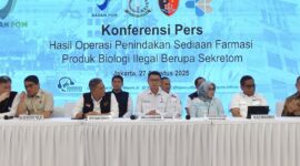 BPOM bongkar praktik dokter hewan suntik stem cell kepada manusia di Magelang, Jawa Tengah. (Foto: BPOM RI)