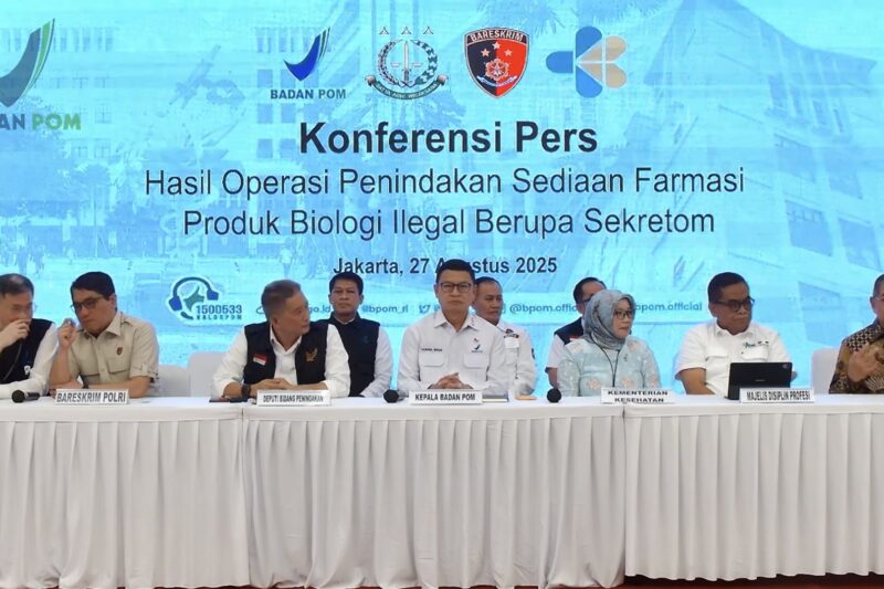 BPOM bongkar praktik dokter hewan suntik stem cell kepada manusia di Magelang, Jawa Tengah. (Foto: BPOM RI)