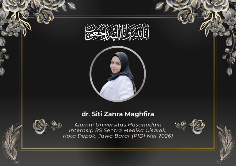 Duka mendalam dan desakan evaluasi total sistem kerja dokter muda mengiringi kepergian dr. Siti Zahra Maghfira. (Foto: Istimewa)