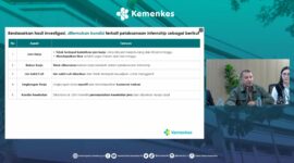 Kemenkes perkuat tata kelola Program Internsip usai enam dokter muda meninggal dunia sepanjang 2026. (Foto: Kemenkes)