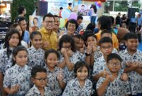 Taruna Ikrar dan Kak Seto hadiri pemutaran film Sahabat Anak di Jakarta, ajak masyarakat lindungi generasi emas 2045 dari pangan tidak aman. (Foto: Sbw)