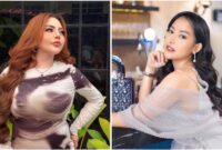Lisa Mariana resmi melaporkan balik pengusaha Dewi Wulan ke Polda Metro Jaya atas dugaan pemalsuan izin BPOM pada produk pelangsing. (Foto: Kolase)