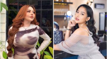 Lisa Mariana resmi melaporkan balik pengusaha Dewi Wulan ke Polda Metro Jaya atas dugaan pemalsuan izin BPOM pada produk pelangsing. (Foto: Kolase)
