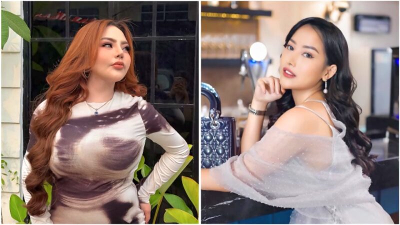 Lisa Mariana resmi melaporkan balik pengusaha Dewi Wulan ke Polda Metro Jaya atas dugaan pemalsuan izin BPOM pada produk pelangsing. (Foto: Kolase)